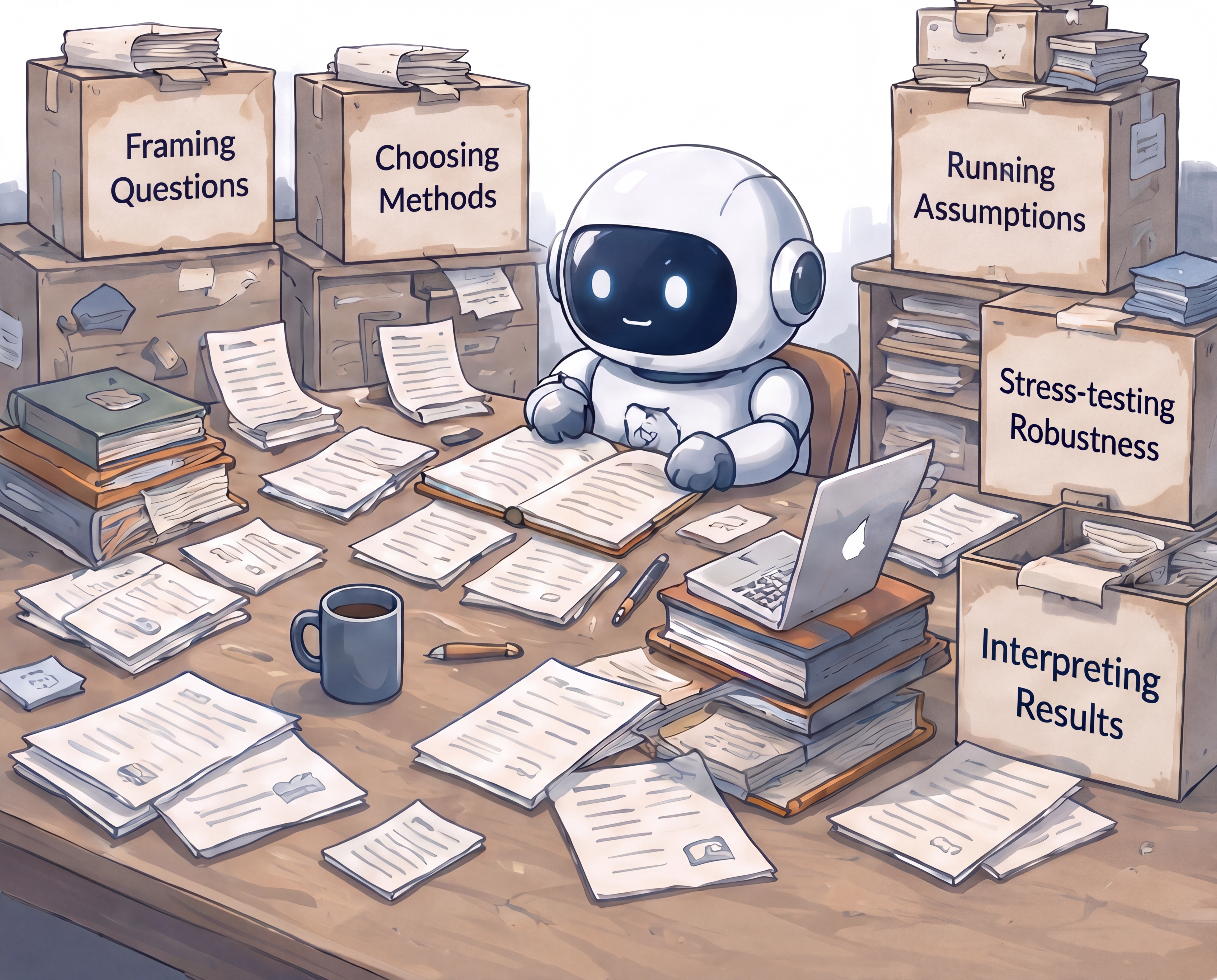 Causal Copilot organizes the practical burden of causal analysis.